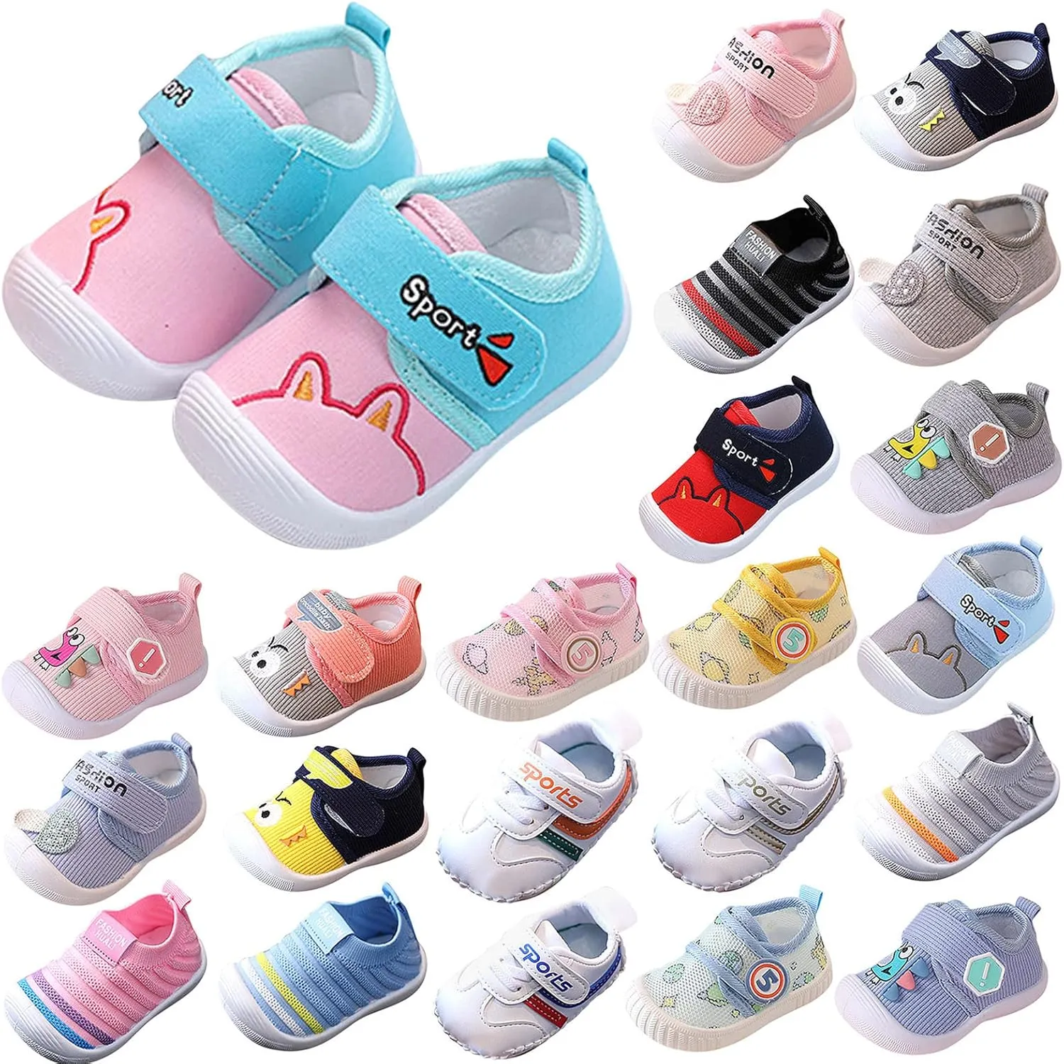 Light up Baby Unisex Child Boys Girls Slip Lightweight Toddlers Walking Running School Shoes for Children Baby Girls