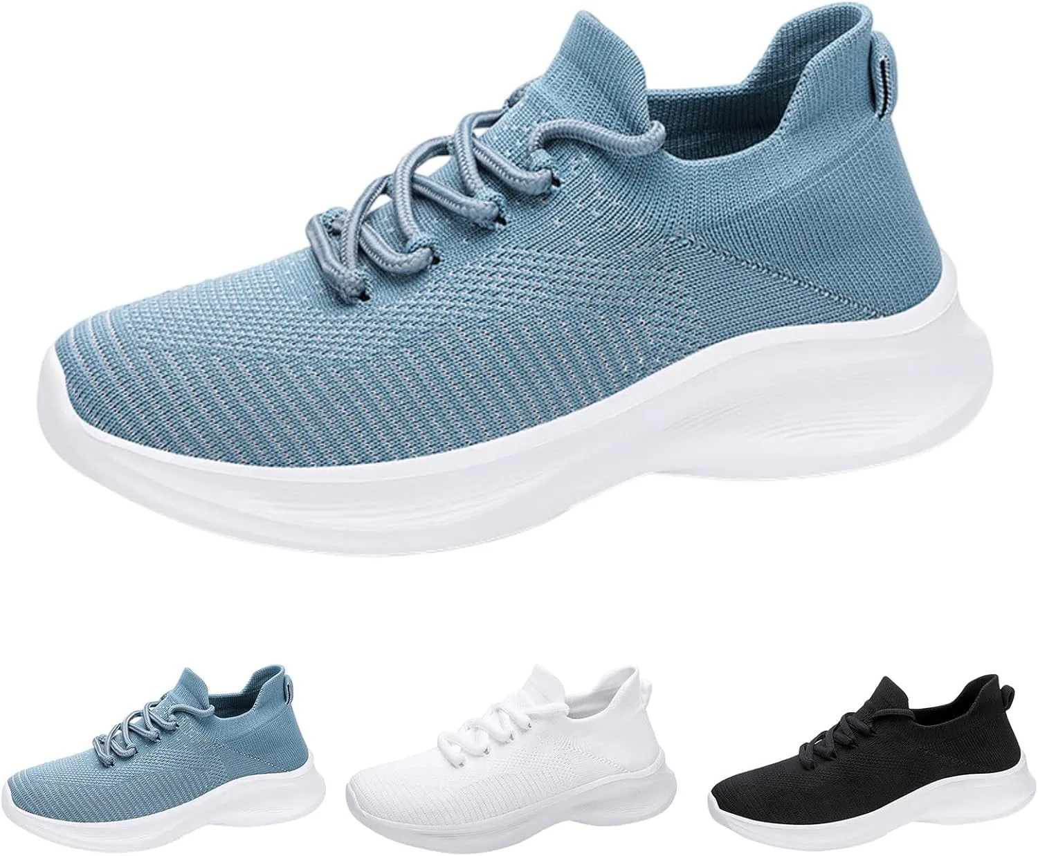 Lightweight Arch Support Sneakers for Men Breathable Casual Comfortable Walking Sneaker Casual Stretch Sneaker