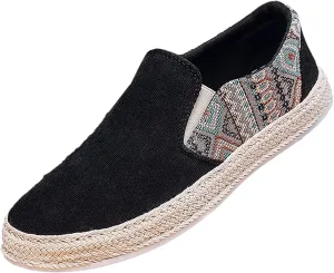 Lightweight Diabetic Shoes for Men Slip On Lightweight Breathable Fashion Sneaker Soft Flat Soled Elderly Shoes