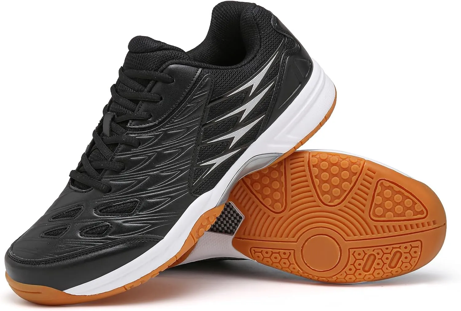 Lightweight Tennis and Pickleball Court Shoes - Versatile Indoor/Outdoor Sneakers for Badminton with Arch Support for Enhanced Comfort and Performance