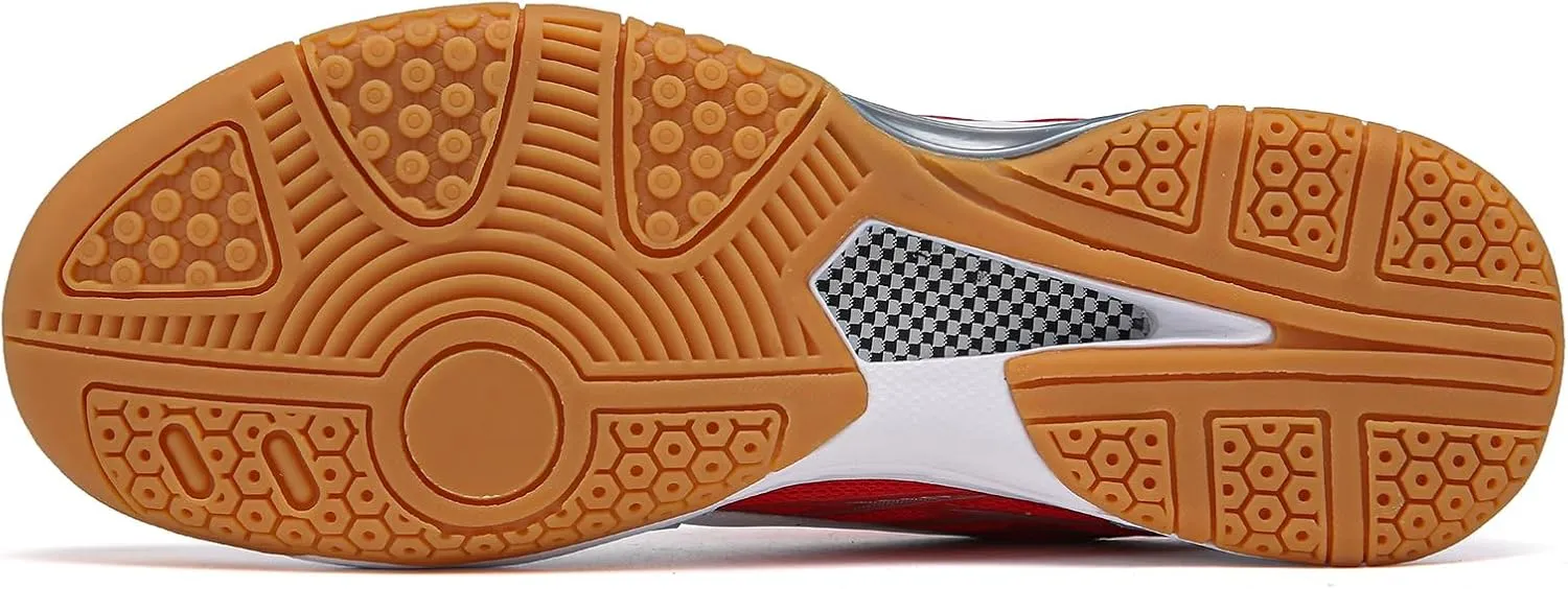 Lightweight Tennis and Pickleball Court Shoes - Versatile Indoor/Outdoor Sneakers for Badminton with Arch Support for Enhanced Comfort and Performance