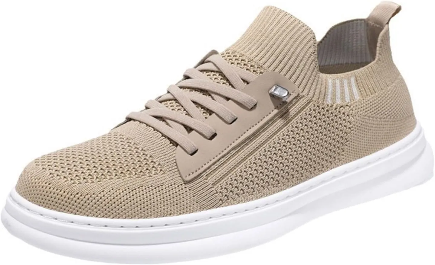 Lightweight Work Shoes for Men Slip On Lightweight Breathable Fashion Sneaker Hook and Loop Orthopedic Sneakers