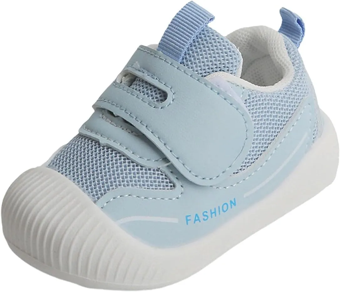 Little Boys Girls Mesh Breathable Athletic Shoes Toddler Classic Sneakers Slip On Outdoor Casual Sports Footwear