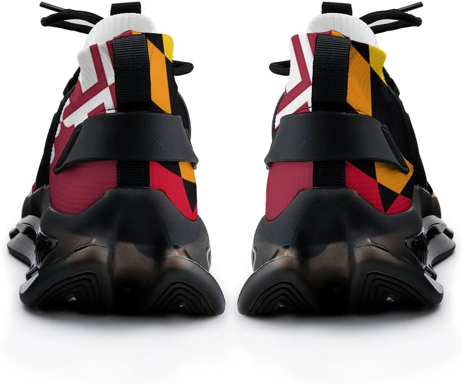 Maryland LGBT Flag Men's Running Shoes Lightweight Walking Shoe Breathable Sneaker
