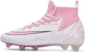 Maylrvjv Men's Soccer Cleats Football Shoes Comfortable Indoor and Outdoor Training Sports Sneakers
