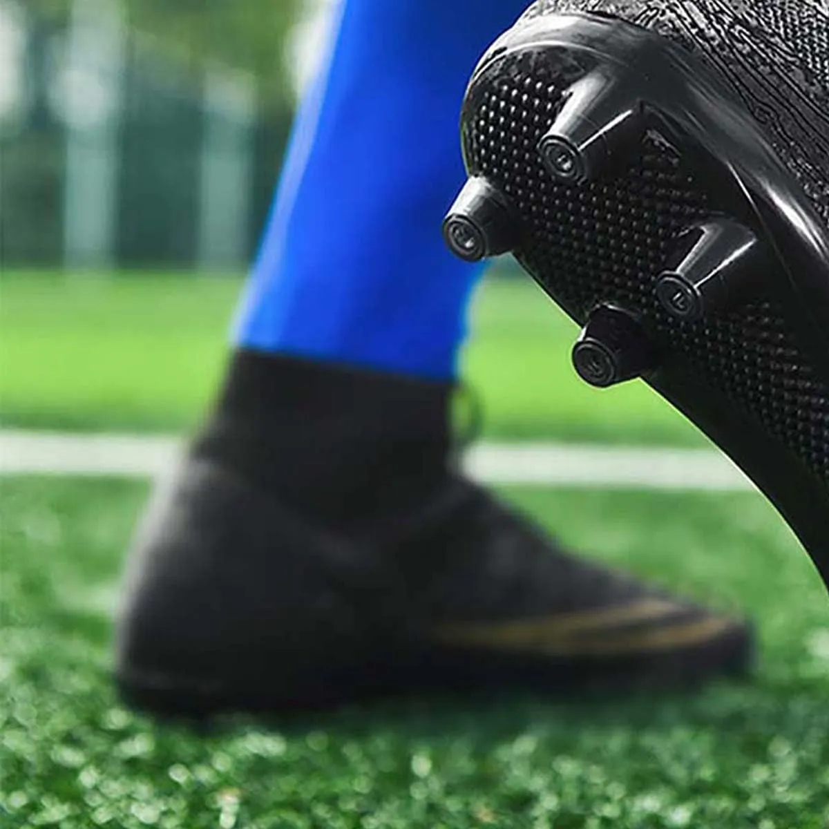 MEBAMY Men's Soccer Shoes Cleats Professional High Top Breathable Athletic Football Boots Outdoor Indoor Turf Field Professional Spikes Game Training Athletic for Boys Soccer Cleats