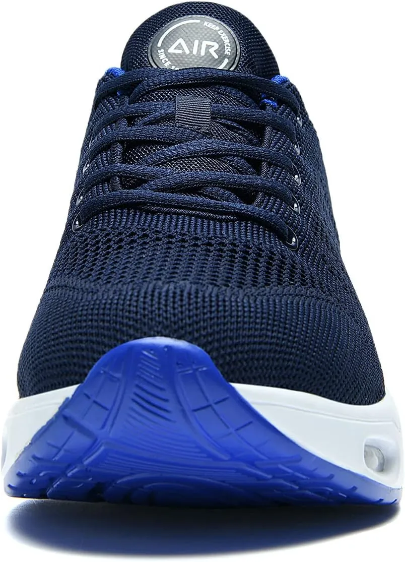 Men's Air Running Shoes Tennis Jogging Gym Fashion Sneaker Lightweight Knitting Breathable Athletic Walking Shoes US 7-12.5