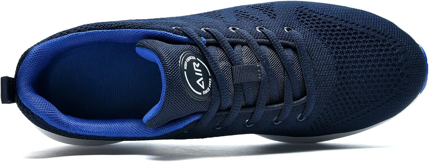 Men's Air Running Shoes Tennis Jogging Gym Fashion Sneaker Lightweight Knitting Breathable Athletic Walking Shoes US 7-12.5