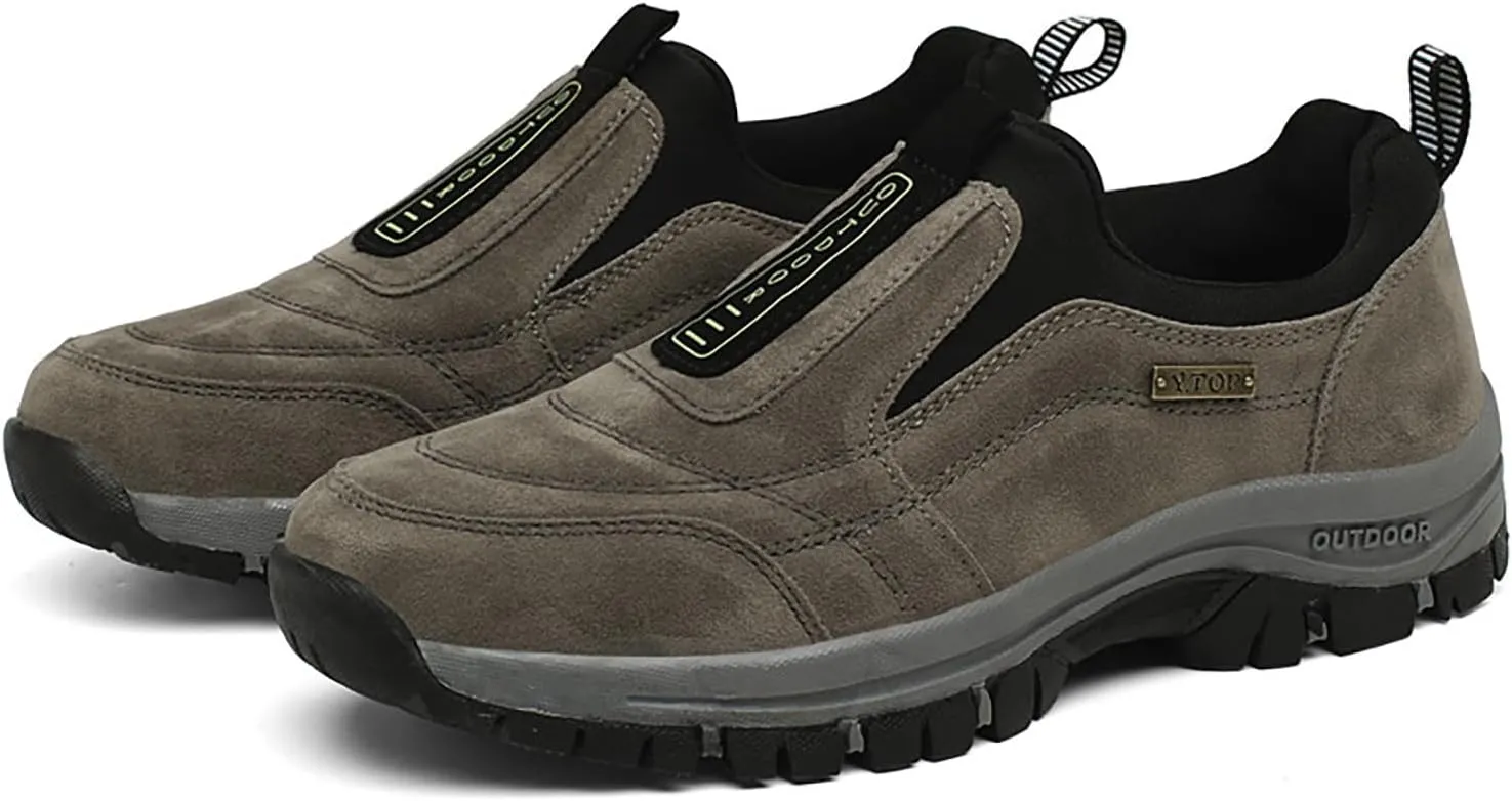 Men's Arch Support Insole Shoes Lightweight Sport Gym Jogging Walking Sneaker Lightweight Elderly Slip On Shoes