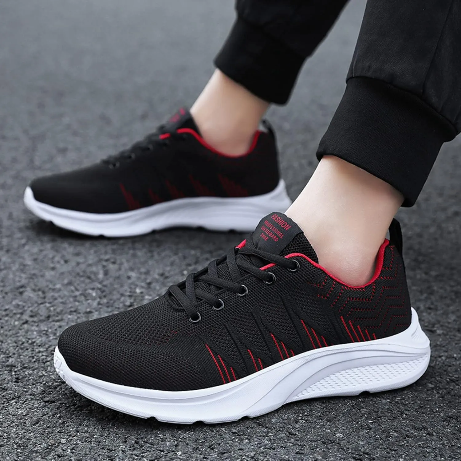 Men's Arch Support Workout Shoes Comfortable Breathable Lightweight Tennis Shoe Men's Comfortable Canvas Shoes
