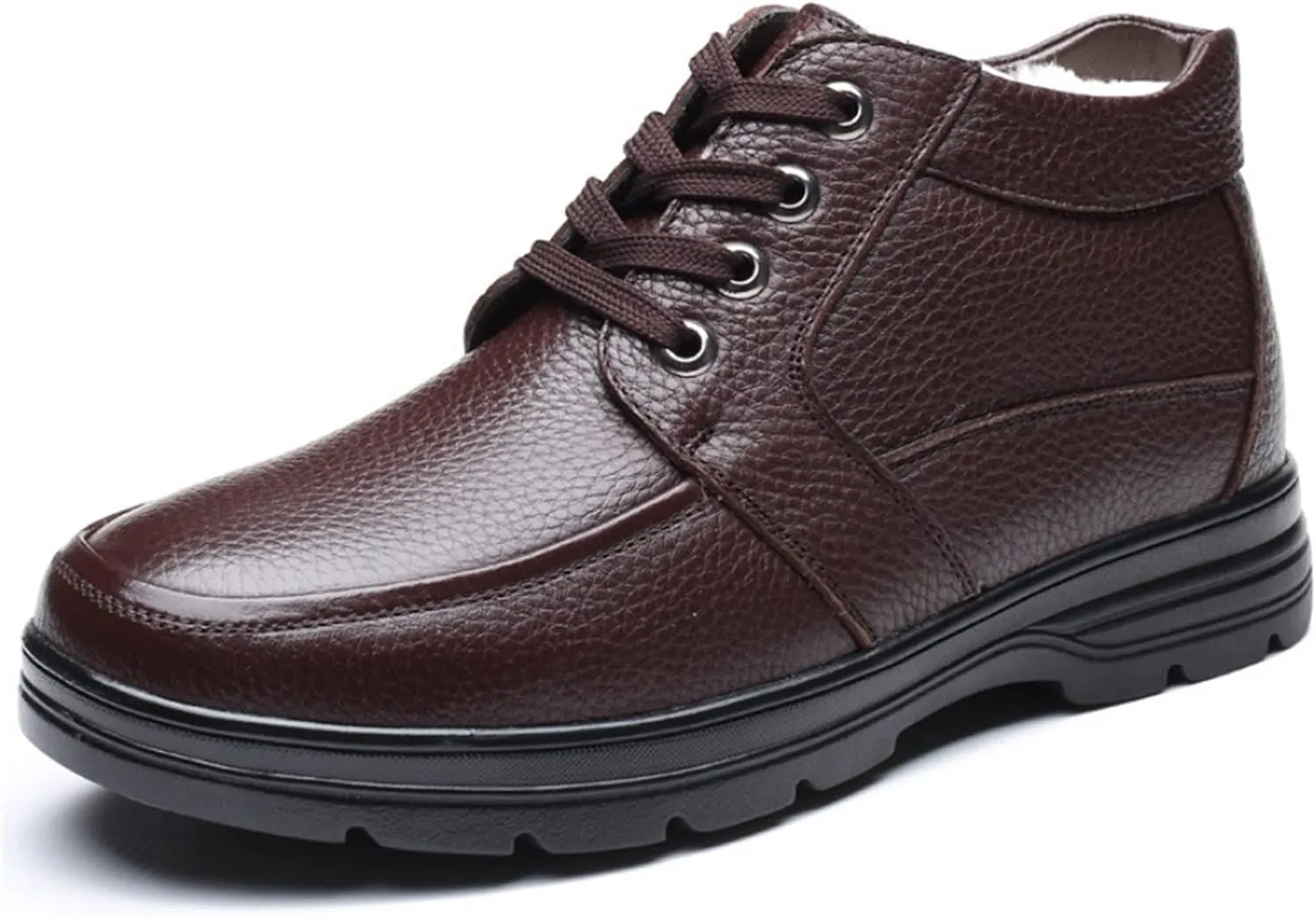 Mens Boots Men's winter snow boots Waterproof leather sports shoes Warm men's desert boots Outdoor men's hiking boots Work shoes.