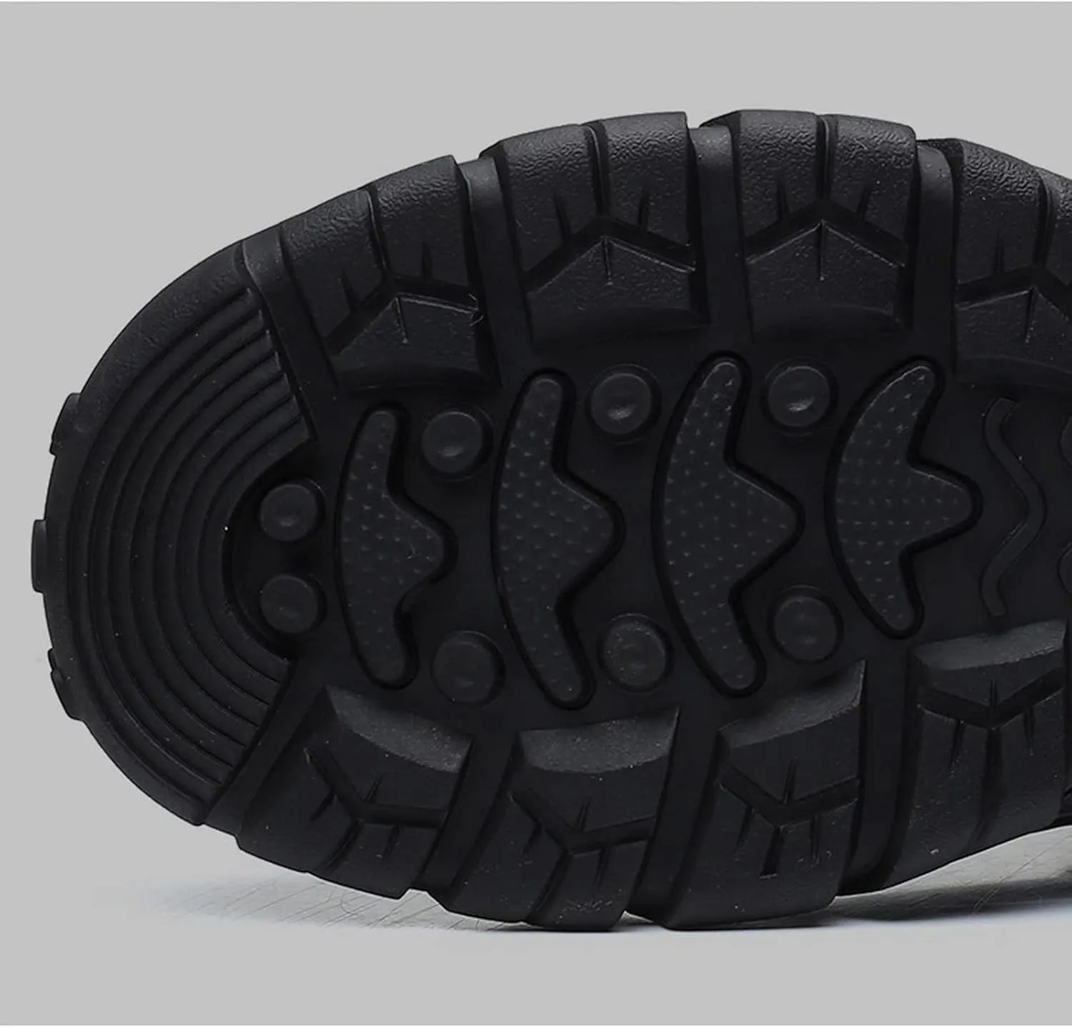 Mens Boots Winter Casual Men's Cotton Shoes, Fur Outdoor Hiking Boots, Plus Velvet Warm High-top Leather Snow Boots Men