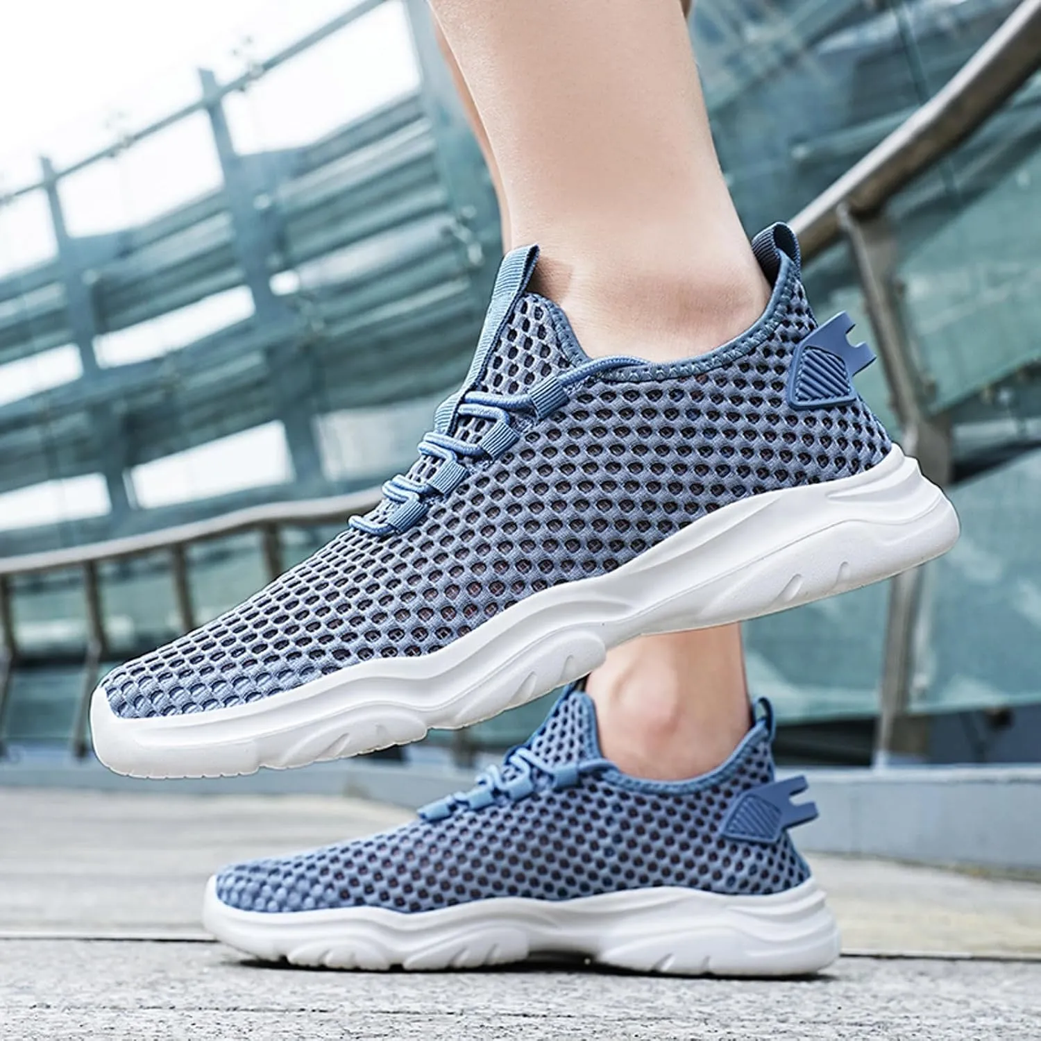 Men's Breathable Barefoot Shoes Recovery Air Athletic Running Tennis Shoe Fashion Lightweight Sneakers for Men