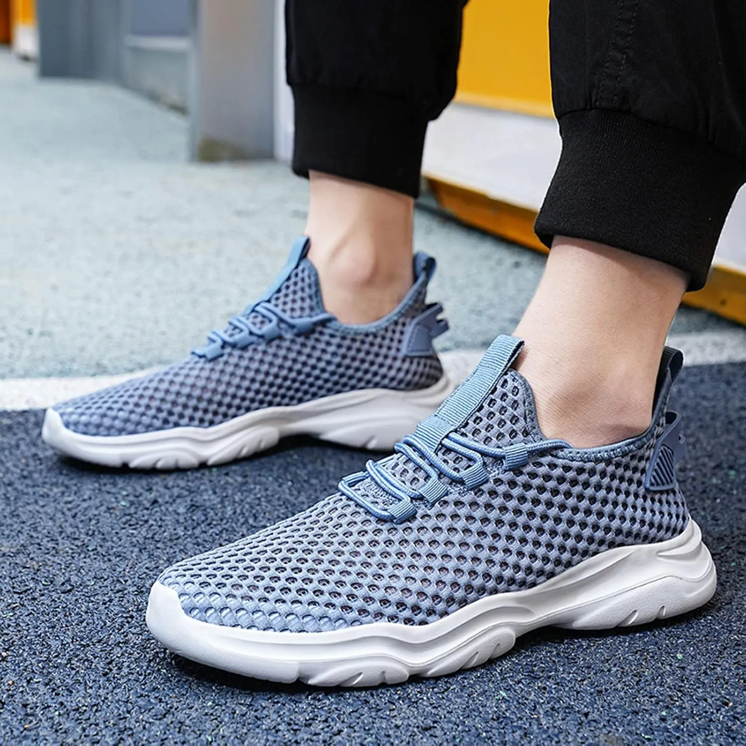 Men's Breathable Barefoot Shoes Recovery Air Athletic Running Tennis Shoe Fashion Lightweight Sneakers for Men