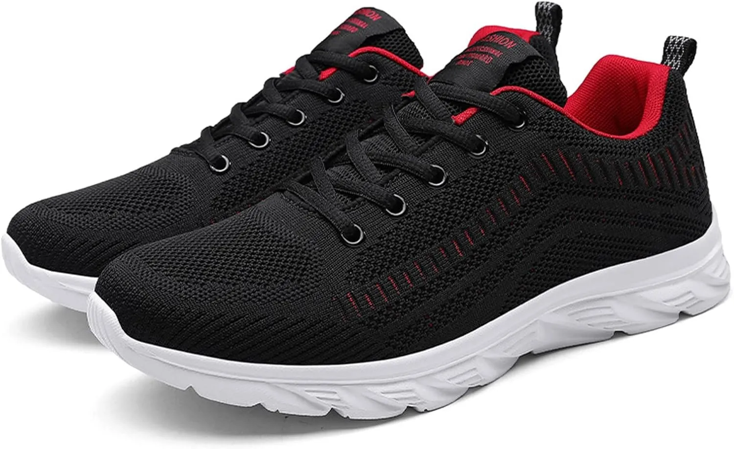 Mens Breathable Lace Up Running Shoes Recovery Air Athletic Running Tennis Shoe Lightweight Work Shoes for Men