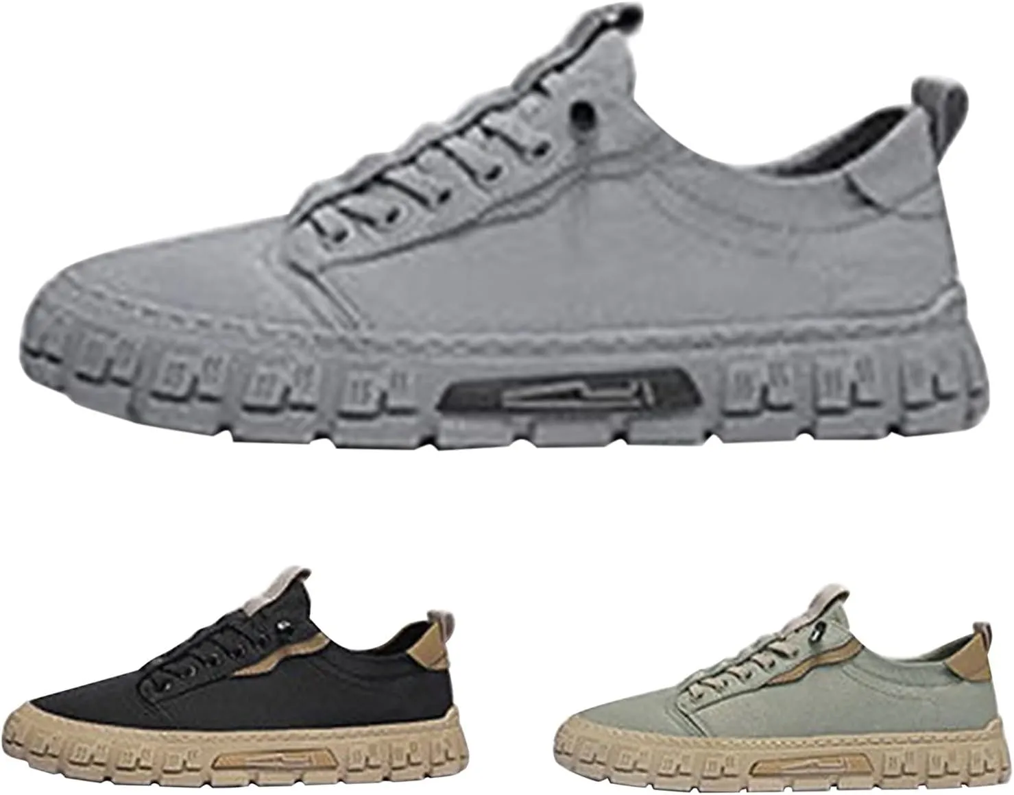 Men's Breathable Work Shoes All Casual Shoes Sports Fashion Casual Slip on Wide Shoes for Summer Autumn