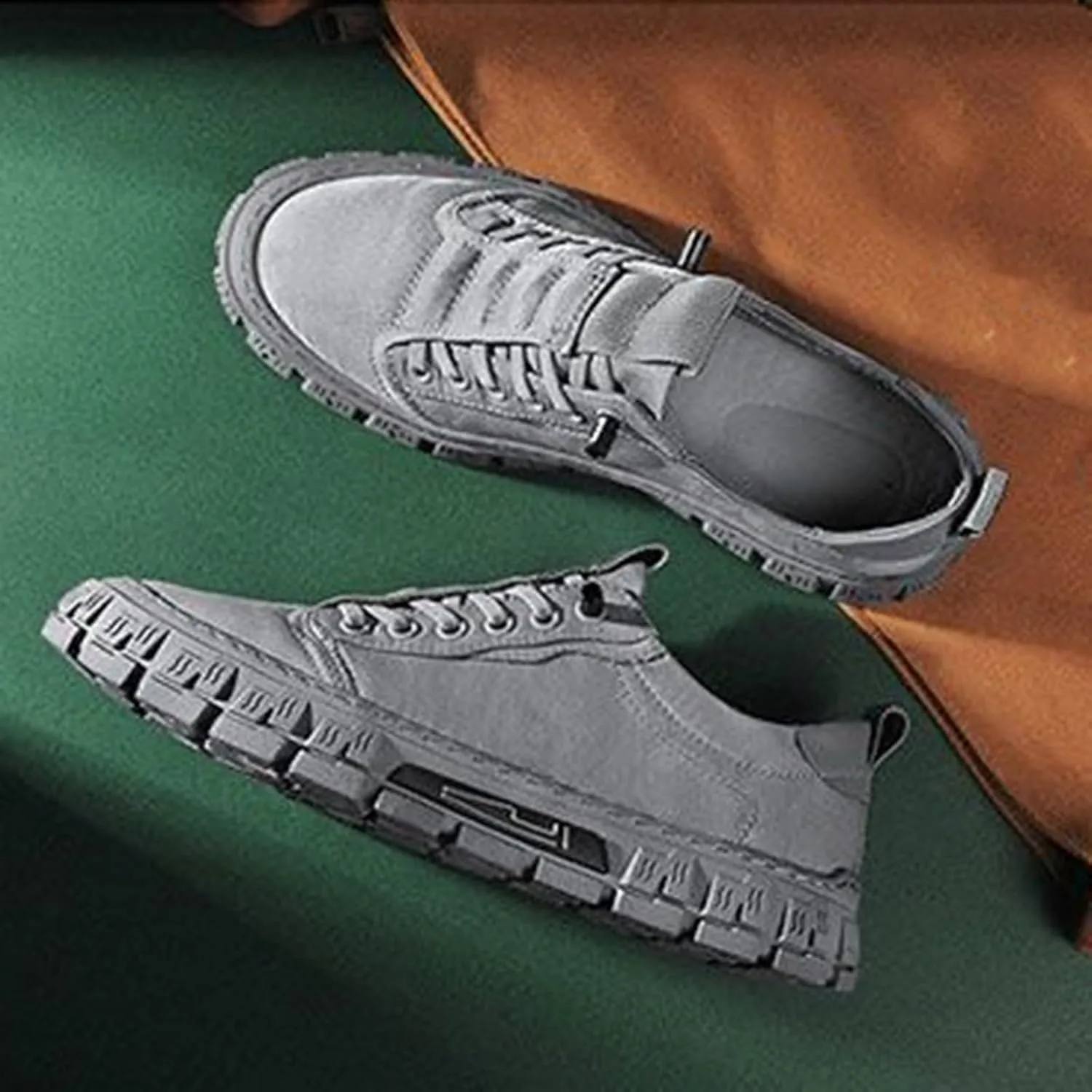 Men's Breathable Work Shoes All Casual Shoes Sports Fashion Casual Slip on Wide Shoes for Summer Autumn