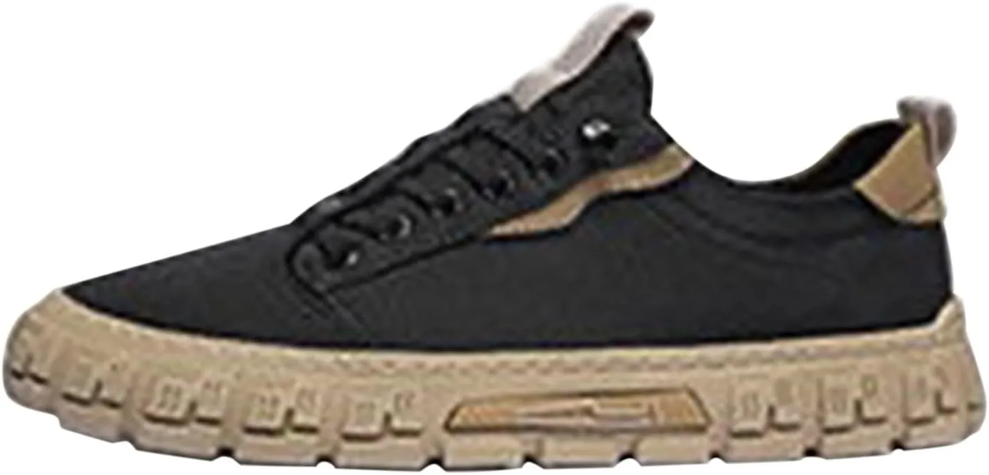 Men's Breathable Work Shoes All Casual Shoes Sports Fashion Casual Slip on Wide Shoes for Summer Autumn