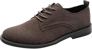 Men's Business Lace Up Dress Shoes Leisure Fashion Solid Color Breathable Comfortable Leather Low Top Leather Shoes