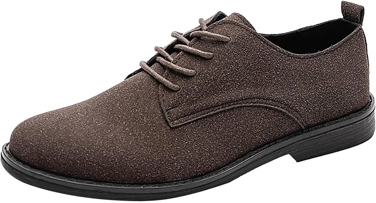 Men's Business Lace Up Dress Shoes Leisure Fashion Solid Color Breathable Comfortable Leather Low Top Leather Shoes