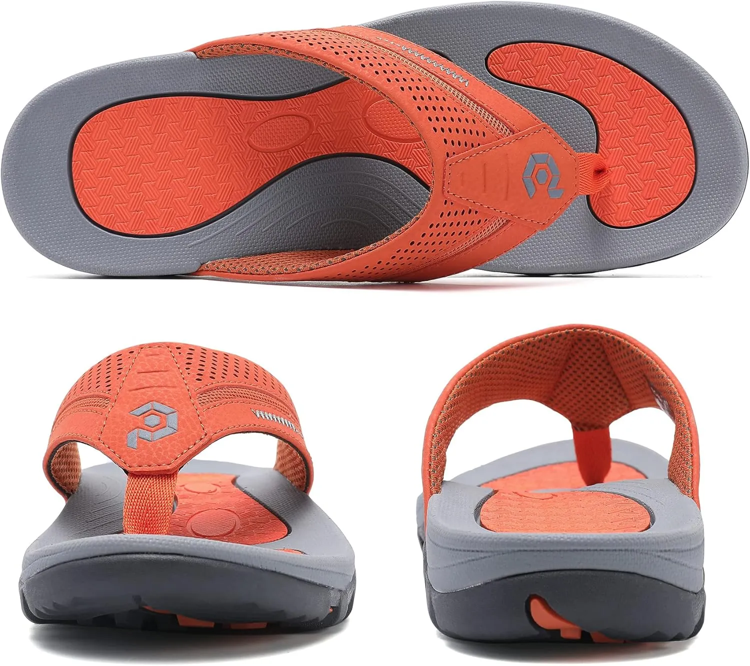 Men's Flip-Flops, Thongs Sandals Durable Comfort Slippers for Beach