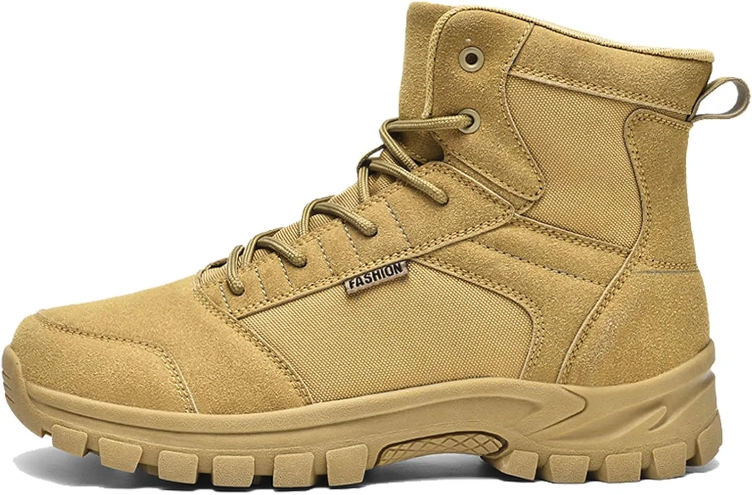 Men's Hiking Boots 6 Inches Tactical Work Boot Lightweight Suede Leather Military Combat Motorcycle Boots