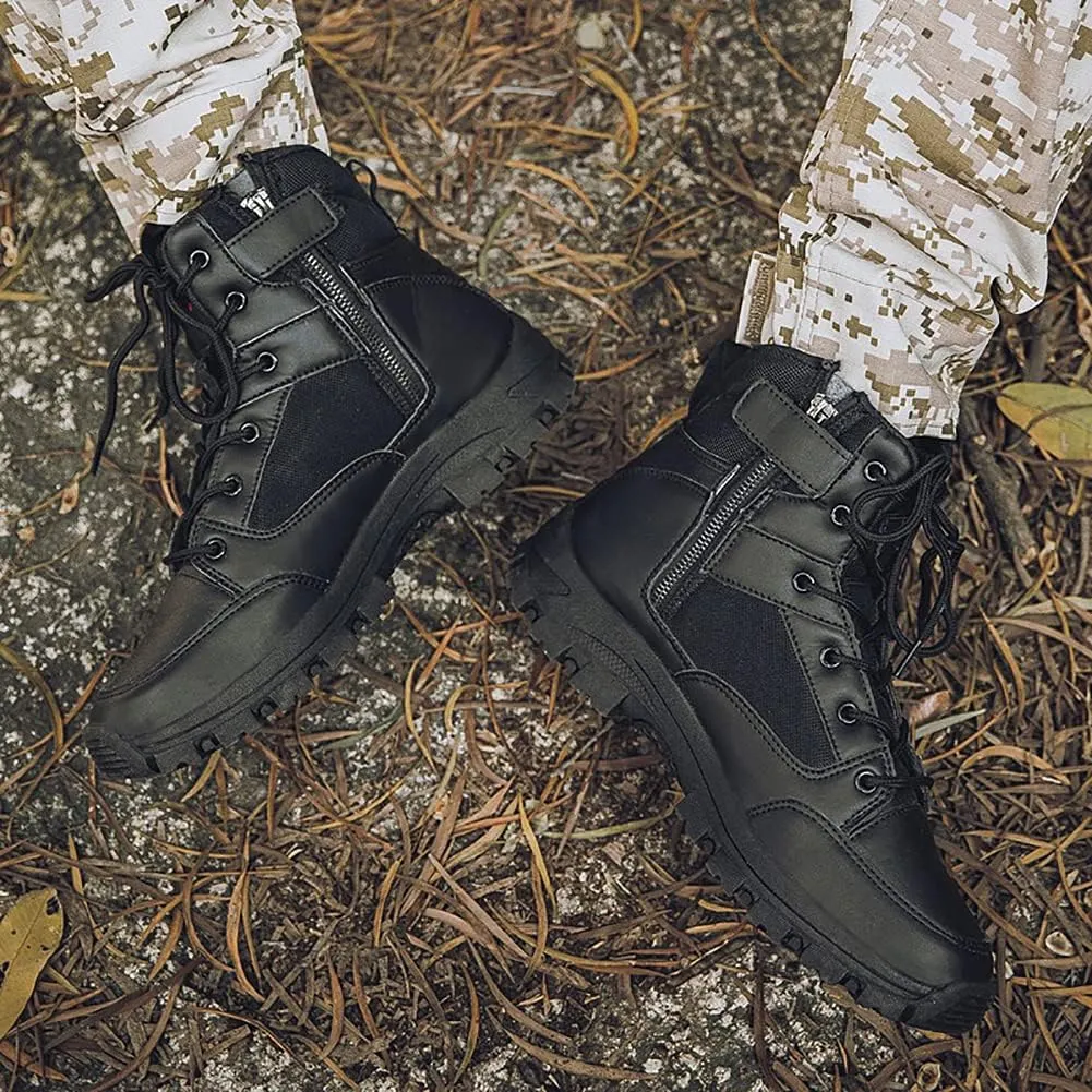 Men's Hiking Boots Outdoor Fashion Athletic Shoes Traveling Camping Training Waterproof High-Top Camouflage Boots