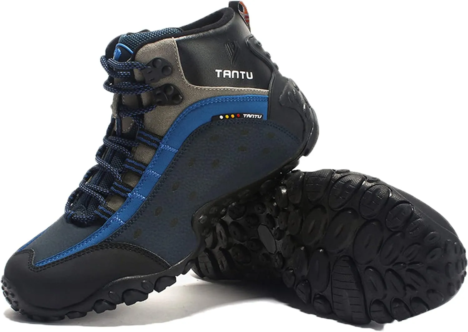 Mens Hiking Boots Walking Shoes Trekking Trail Running Outdoor High Rise Lace-Up Anti-Slip Backpacking Camping Shoe