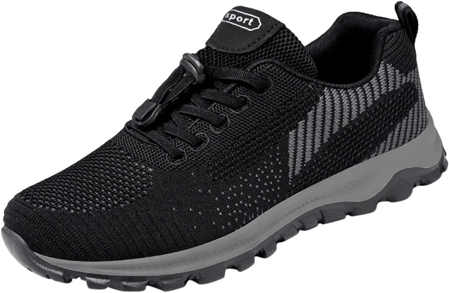 Men's Lace Up Memory Foam Sneakers Comfortable Breathable Lightweight Tennis Shoe Athletic Gym Tennis Sneakers
