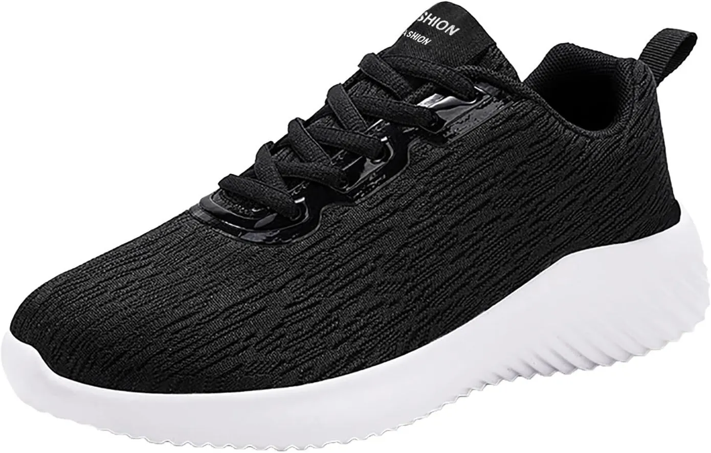 Men's Lightweight Cushion Sneakers Breathable Casual Comfortable Walking Sneaker Arch Support Plantar Fasciitis