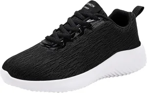 Men's Lightweight Cushion Sneakers Breathable Casual Comfortable Walking Sneaker Arch Support Plantar Fasciitis