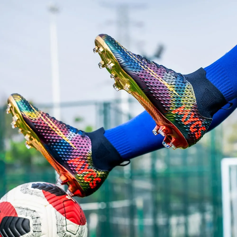 Men's Lightweight Soccer Cleats for Football Training: Non-Slip Professional Futsal Shoes - Futsal Shoes for Youth