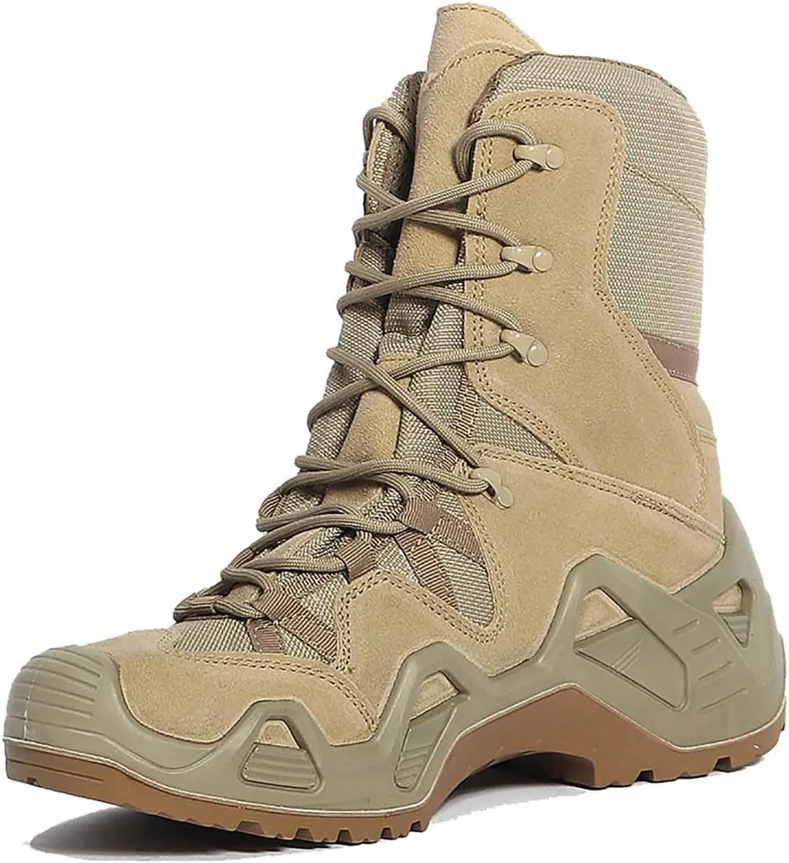 Men's Military Tactical Boots, Breathable Military Combat Desert Boots, Lightweight work boots for men, Durable Outdoor Work Boots Desert Boots, jungle Desert Combat Boots
