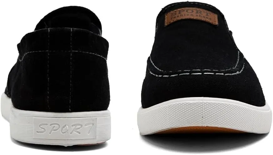 Men's Slip-on Loafers Casual Canvas Shoes Fashion Boat Shoes Casual Shoes Comfortable Lightweight Walking