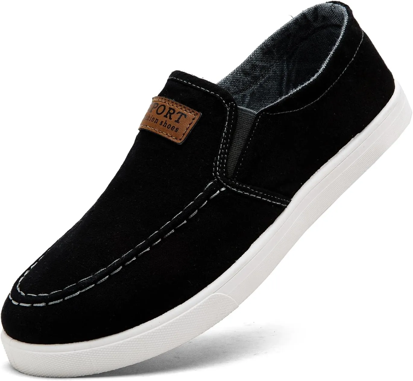 Men's Slip-on Loafers Casual Canvas Shoes Fashion Boat Shoes Casual Shoes Comfortable Lightweight Walking