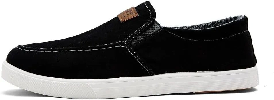 Men's Slip-on Loafers Casual Canvas Shoes Fashion Boat Shoes Casual Shoes Comfortable Lightweight Walking