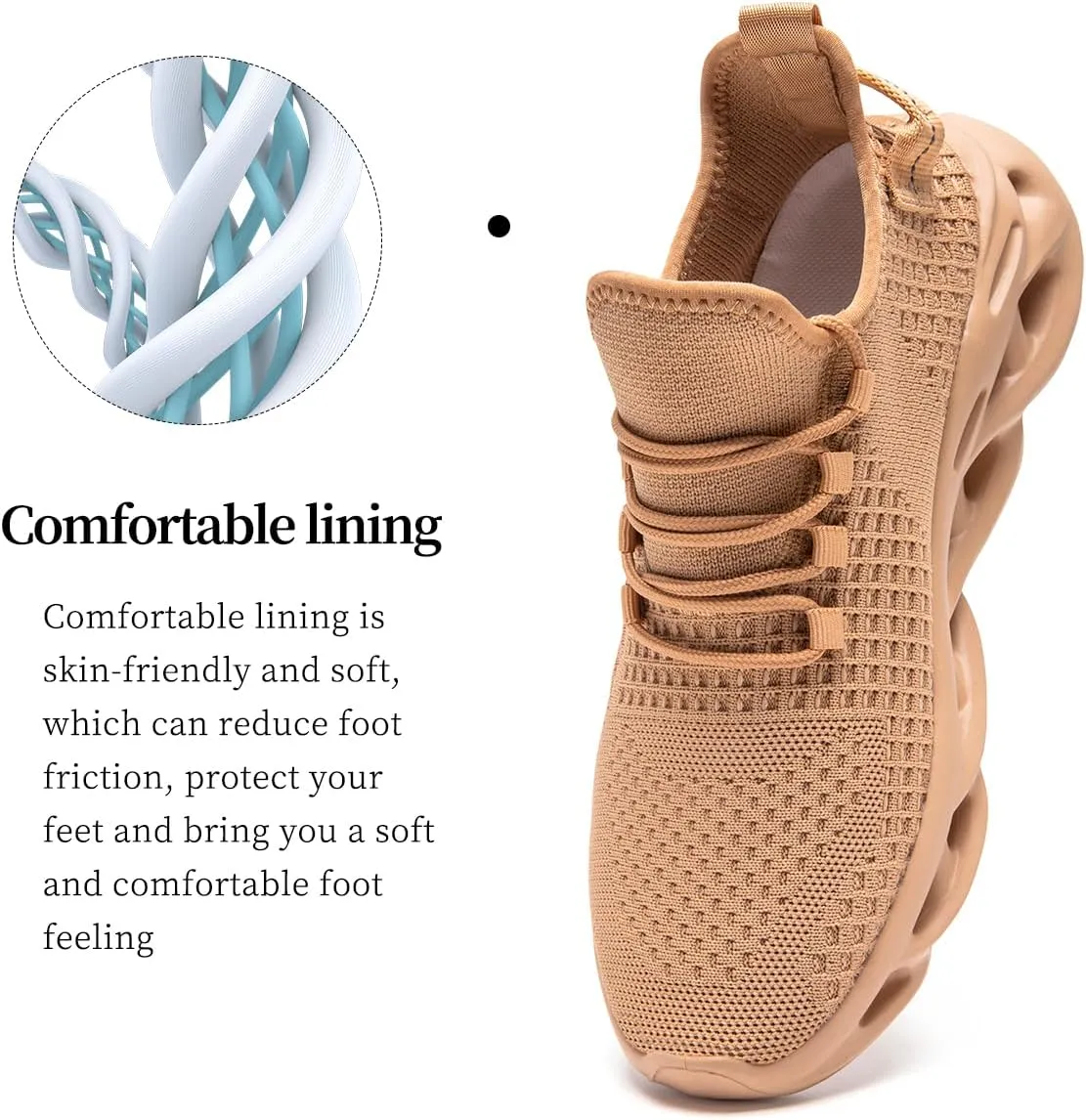 Mens Slip On Running Shoes Athletic Walking Trainers Non Slip Lightweight Breathable Mesh Tennis Comfortable Fashion Sneakers