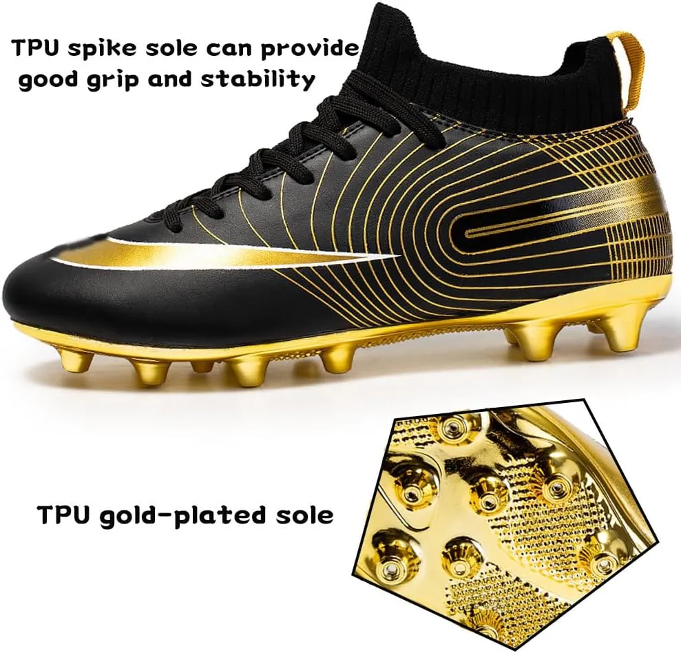 Men’s Soccer Boots Football Shoes Cleats Spike Shoes Sneaker Comfortable Adults Athletic Outdoor/Indoor/Competition/Training