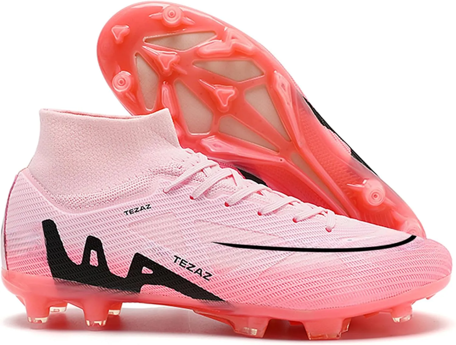 Men's Soccer Cleats Lightweight Football Cleats Professional Training High-top Soccer Shoes