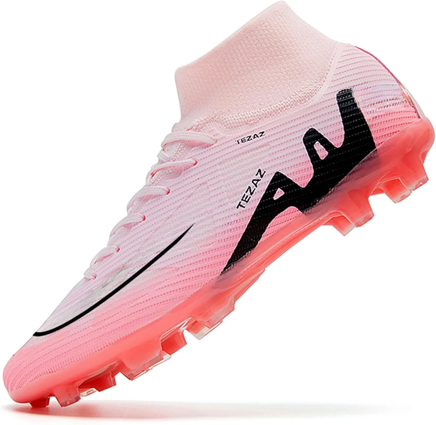 Men's Soccer Cleats Lightweight Football Cleats Professional Training High-top Soccer Shoes