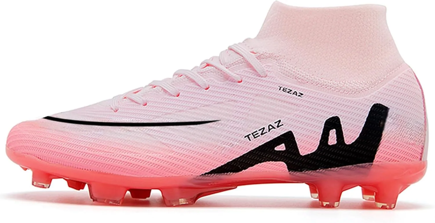 Men's Soccer Cleats Lightweight Football Cleats Professional Training High-top Soccer Shoes