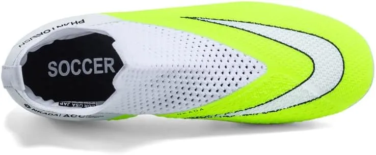 Mens Soccer Cleats Professional High-Top Lightweight Breathable Athletic,Indoor/Outdoor Competition/Training