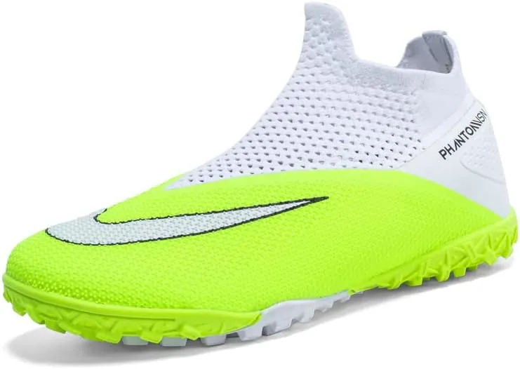 Mens Soccer Cleats Professional High-Top Lightweight Breathable Athletic,Indoor/Outdoor Competition/Training
