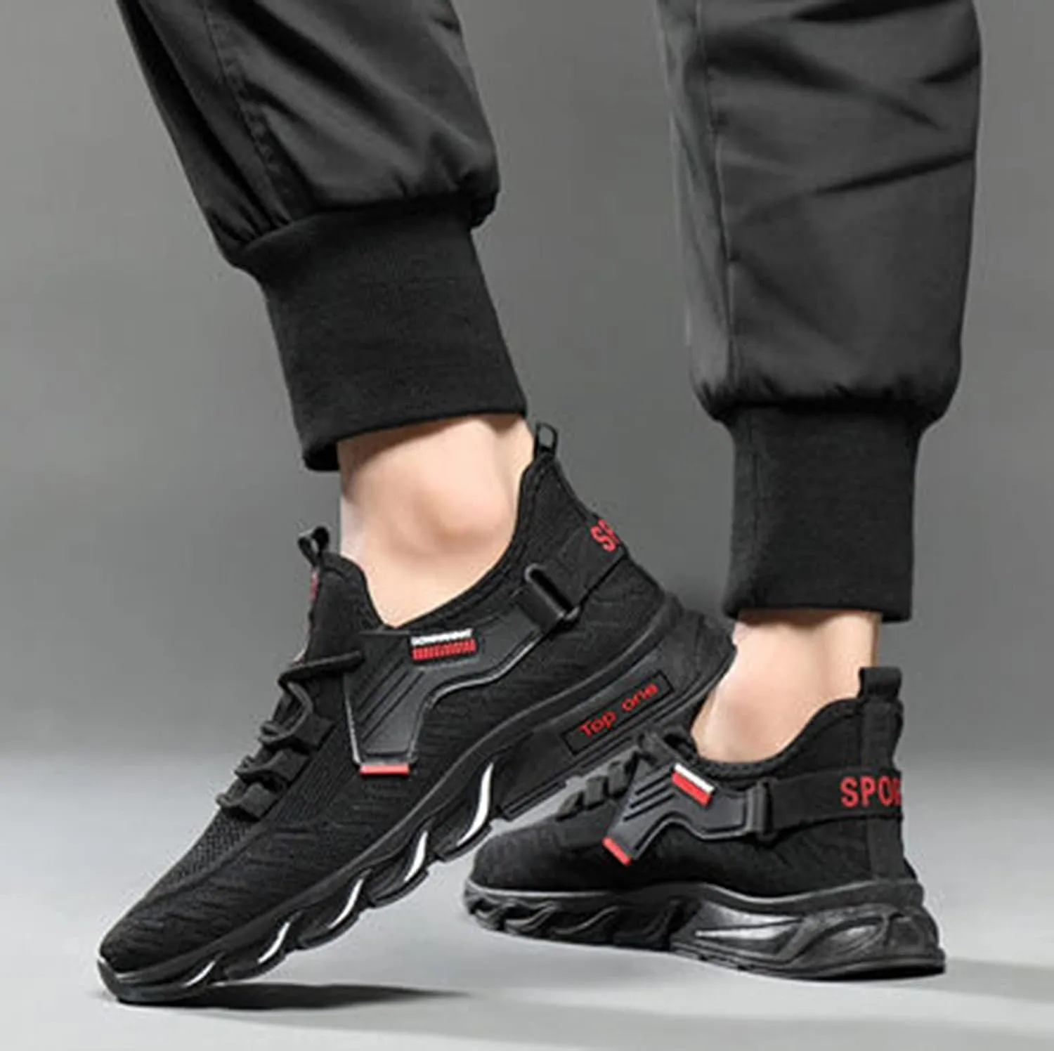 Men's Stylish Orthopedic Sneakers Comfortable Lightweight Casual Walking Shoe Arch Support Sports Shoes for Men