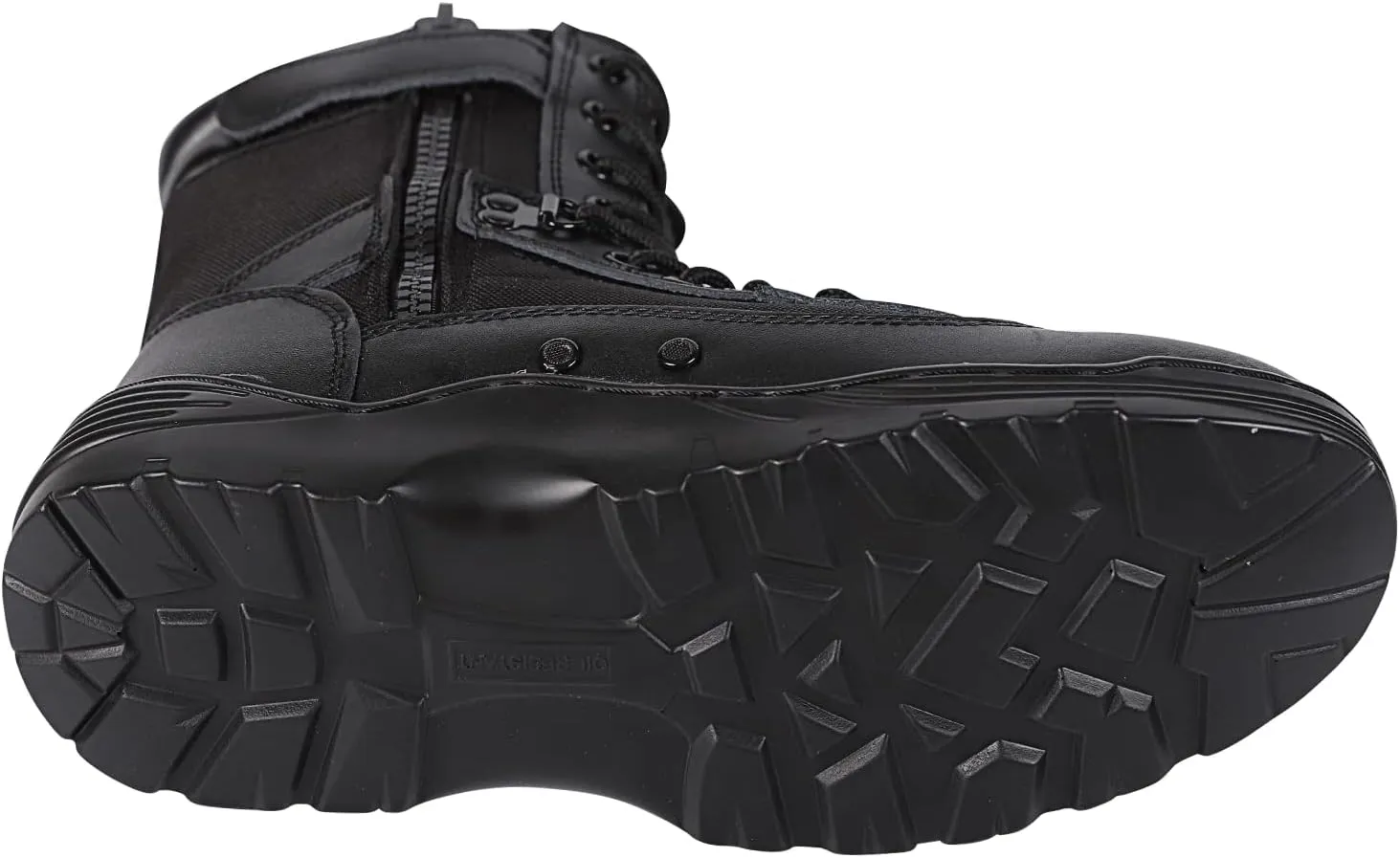 Men's Tactical Boots, Military Boots Army Boots Combat Boots With Side Zipper Black