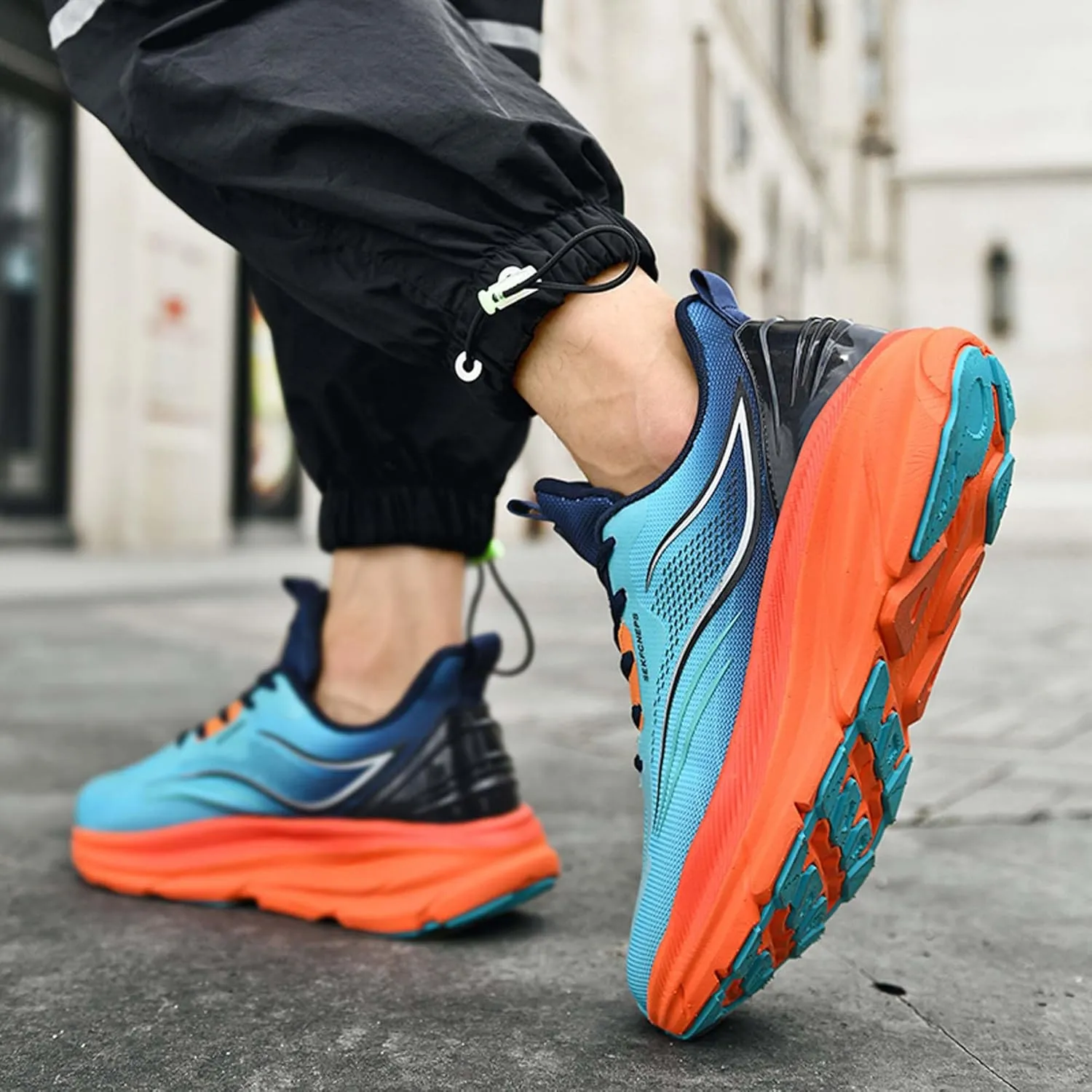 Men's Women's Running Shoes Anti-Slip Athletic Trainers Fashion Sneakers Breathable Fitness Jogging Shoes Outdoor Road Trail Running Shoes