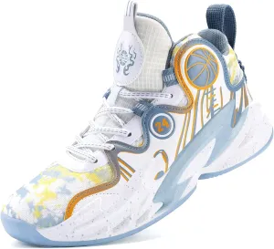 Moodeng Men's Basketball Shoes Anti-Slip Breathable Running Shoes Fahsion Sneakers Lightweight Outdoor Gym Shoes