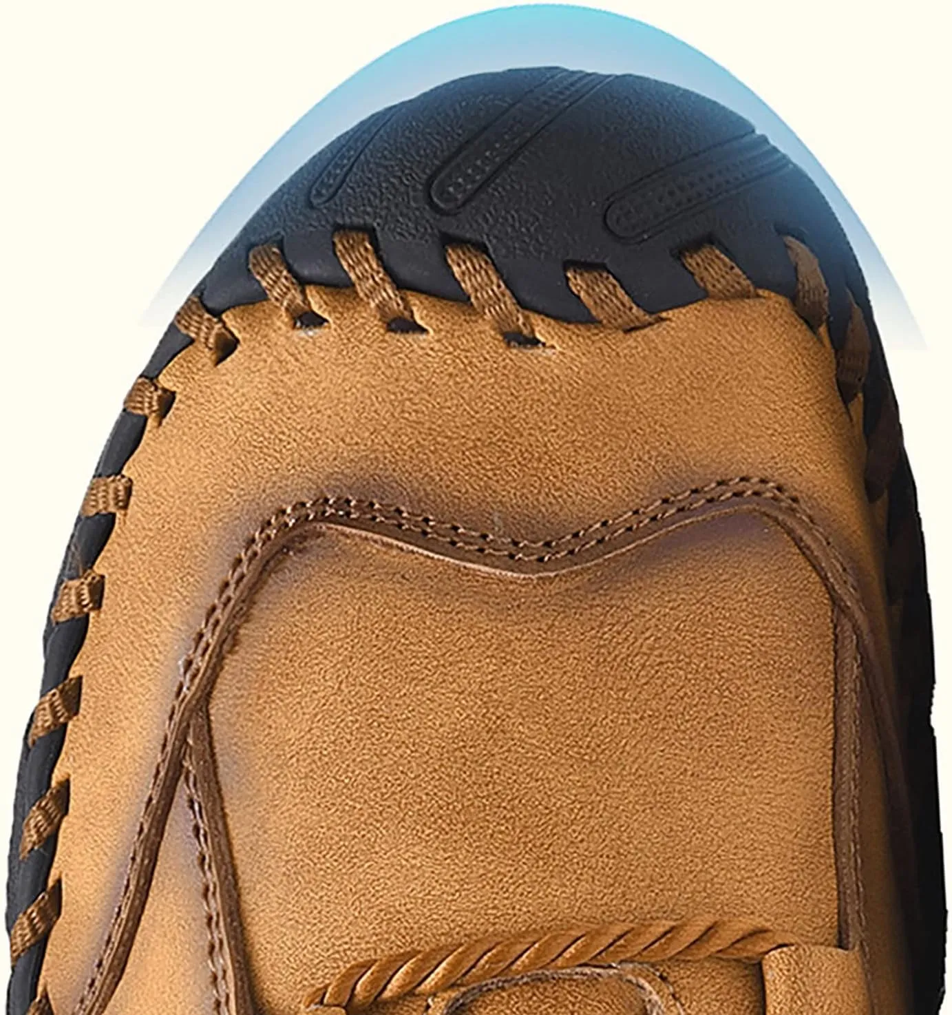 New Men's Casual Shoes Handmade Outdoor Travel Fashion Versatile British Leather Shoes Mens Go Walk Max Sneaker