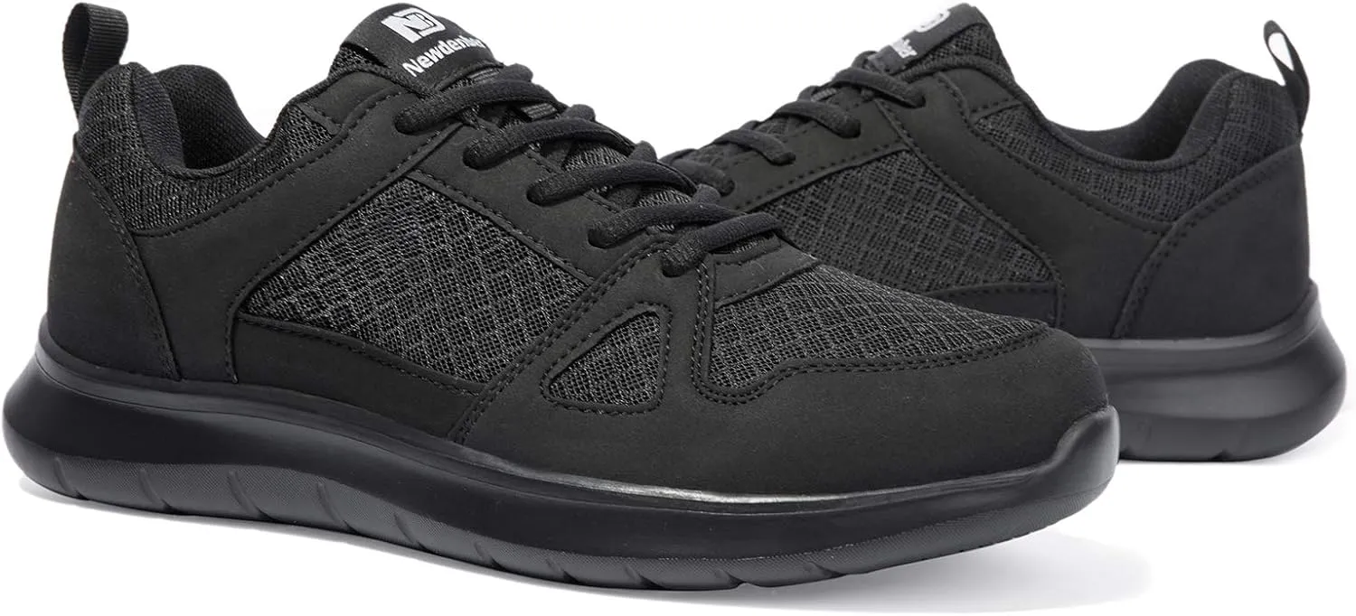 NewDenBer Men's Lightweight Sneakers Comfortable Athletic Walking Running Tennis Shoes