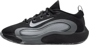 Nike IsoFly Big Kids' Basketball Shoes (FN4384-001, Black/Cool Grey/White/Wolf Grey) Size 2